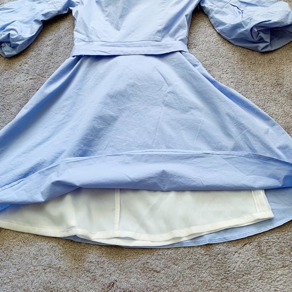 Summer Light Blue Dress Size S-M - Picture 3 of 4
